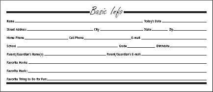 Sample Youth Ministry Organizational Chart