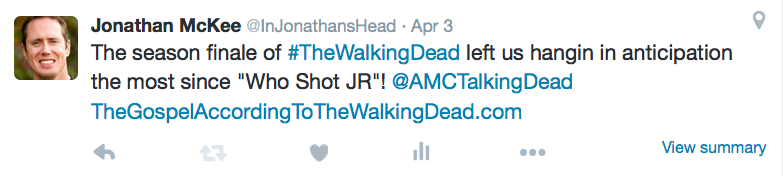 InJonathansHead The Walking Dead