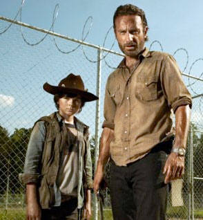 the walking dead rick and carl